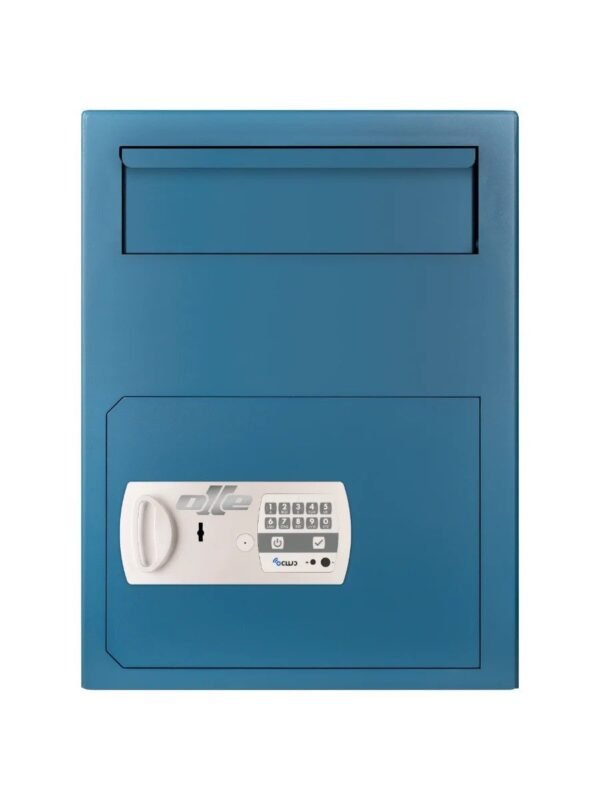 ARCAS OLLE Caja de cobro Serie DEP 800 EL Tolva (cerradura de llave y combinación electrónica)