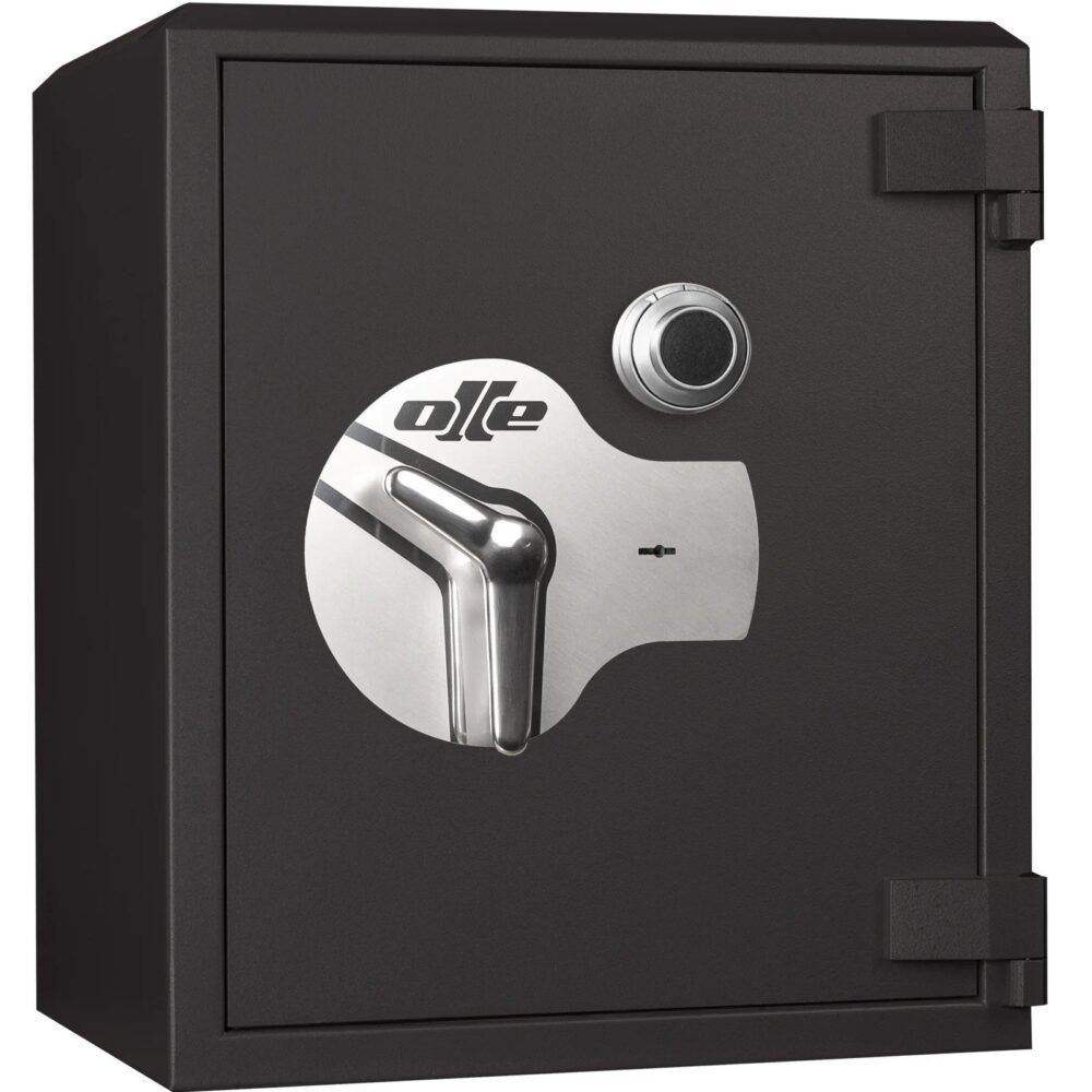 Caja fuerte sobreponer certificada grado I UNE-EN 1143-1ARCAS OLLE Serie 1 AT LM  (Cerradura de Llave y Combinación Mecánica)