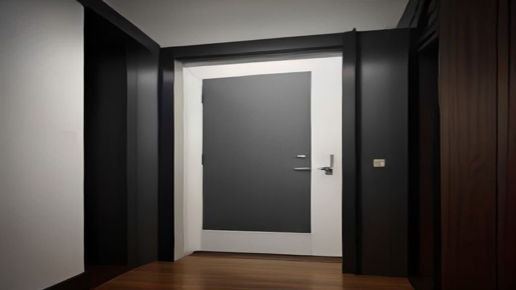 Una de las mejores cajas fuertes ignífugas para el hogar instalada en un estudio de diseño elegante.