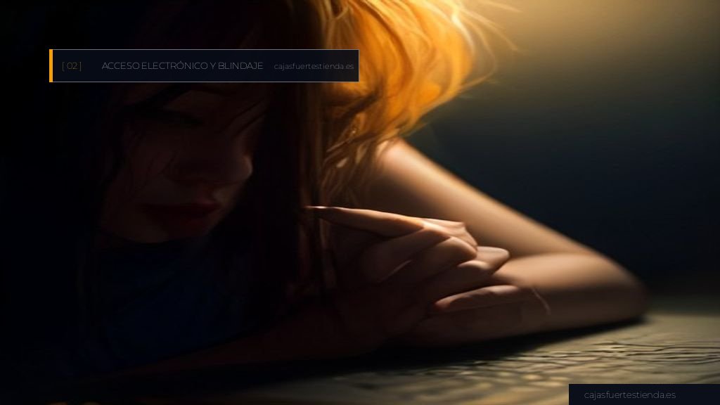 Detalle de sistema de bloqueo y teclado digital retroiluminado Baussa