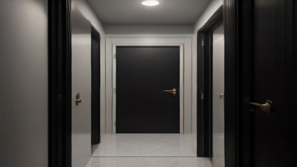 Caja fuerte elegante instalada en un vestidor, de la categoría de cajas fuertes para joyas con certificado Grado IV.